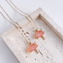 Heliophilia Silver Pinky Could - Collar de Acero Rosa y Dorado